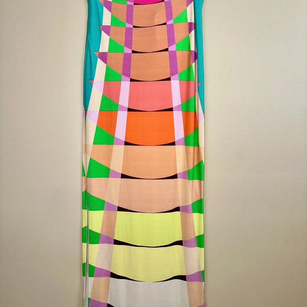 MARA HOFFMAN's BEAMS YELLOW COLUMN MAXI SKIRT - Picture 3 of 8